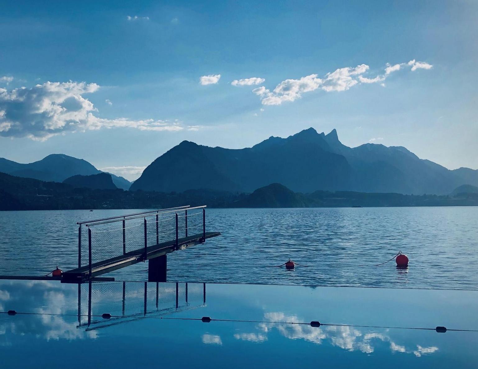 Chalet Egglen "Typical Swiss House, Best Views, Private Jacuzzi" Sigriswil Dış mekan fotoğraf